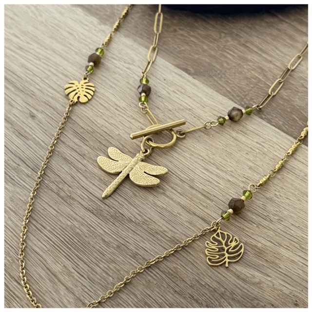 Collier libellule (+proposition d’association)